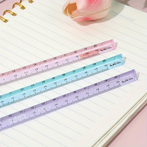Regla Transparente de <span class=keywords><strong>20</strong></span> cm con Gradiente de Color, Regla Recta, Herramientas de Medición para Estudiantes, Escuela, Hogar y Oficina, con Centímetros - Product Image 2