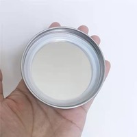 Bouchon à vis en acier inoxydable 304 pour bocal Mason, 70 mm, large ouverture standard, étanche, anti-rayures, sans BPA, avec joint en silicone pour bouteilles