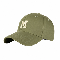 Casquette Dad Hat 6 Panneaux Unisexe en Twill de Coton Délavé, Style Streetwear Décontracté et Sportif Universitaire, Logo Personnalisé, Vente en Gros OEM