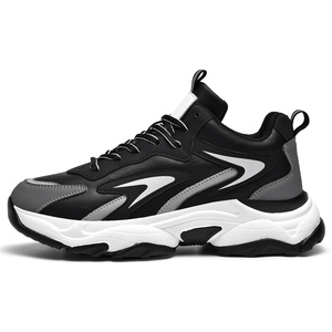 Zapatillas Deportivas Casuales de Hombre, de Caña Alta, con Parte Superior de Microfibra, Suela de Goma PU, Impermeables, Transpirables, para Caminar en Invierno - Product Image 3