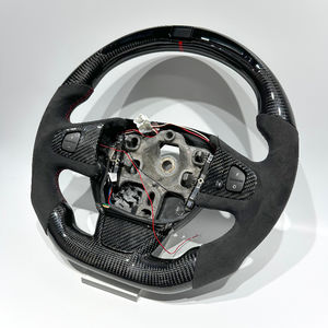 Usine vente chaude noir Fiber de carbone daim cuir Fiber de carbone volant de voiture pour Renault <span class=keywords><strong>Megane</strong></span> RS <span class=keywords><strong>Megane</strong></span> 3 <span class=keywords><strong>Megane</strong></span> 4 Matt - Product Image 5