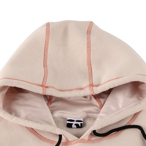 Sudadera de algodón con capucha para <span class=keywords><strong>hombre</strong></span> y mujer, jersey de gran tamaño personalizado de lana pesada Premium - Product Image 3