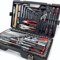 Kit d'outils électriques en acier inoxydable 135 pièces perceuse électrique et tournevis Combo ensemble d'outils électriques sans fil