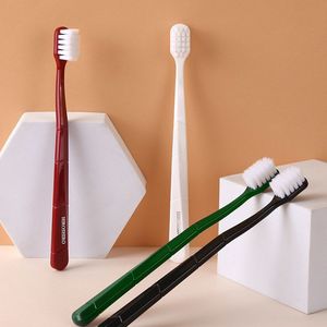 Brosse à dents à poils PBT coniques à large manche brosse à dents carrée ancre brosse à dents adulte - Product Image 6