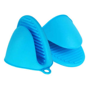 Maniques de cuisine en silicone sans BPA, résistantes à la chaleur, mini-gants de four en silicone pour la cuisson - Product Image 1