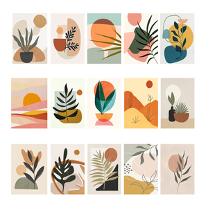 All'ingrosso sole fai da te pittura ad olio con i numeri pittura paesaggio adulti sud-est asiatico dipinto a mano pianta immagine parete decorazioni per la casa personalizzate - Product Image 2