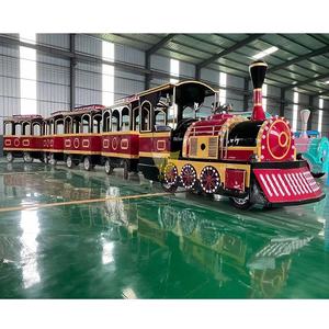 Treno Turistico Senza Binari con Certificazione CE, Motore Diesel, 40 Posti, per Uso Urbano, Trenino Elettrico per Intrattenimento - Product Image 4