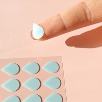 Nouvel arrivage 12 patchs hydrocolloïdes bleus pour les boutons, absorbant les fluides, soin des taches d'acné, nouveau traitement des taches