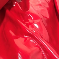 Burgunder Spiegel Patent Künstliche 4-Wege Stretch Leder Stoff PU Frauen Sexy Enge Kleider hose Sofas Taschen Geprägte Kleidungs stücke
