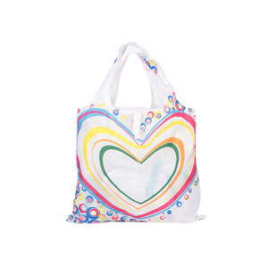 <b>Folding</b> Bag Medium Size Waterproof Polyester Shopping Bag With Customizable Color Logo Printing - Product Image 1