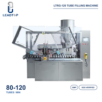 Machine de remplissage et de scellage automatique de tubes en aluminium pour crème cosmétique et dentifrice, avec codage multicolore et servo-PLC