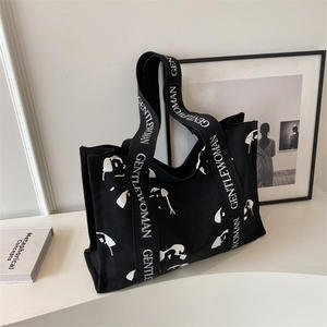 Sacs de plage d'été pour femmes en gros, sacs en toile promotionnels de grande capacité, sac à bandoulière pour femme, nouvelle collection 2025, style élégant - Product Image 5