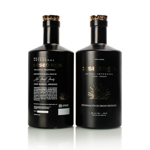 Botella de Vidrio Negra Mate Personalizada al por Mayor para Licores, Vodka, Ginebra, con Sellado Premium para Envasado de Bebidas Alcohólicas de Alta Gama - Product Image 5