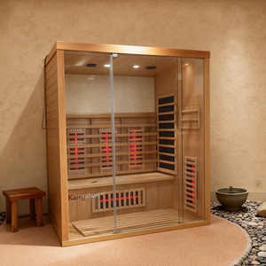 Nhà Máy Giá Trong Nhà Và Ngoài Trời Đa-Mô Hình Bằng Gỗ Phòng Tắm Hơi Hồng Ngoại Xa Sưởi Ấm Phòng Tắm Hơi - Product Image 2