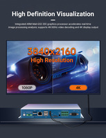 Mini PC Industrial Integrado de Doble Núcleo, Económico, de Alta Velocidad, con SSD de 64 GB, Android 12, con Doble LAN Gigabit y POE para Aplicaciones de IA