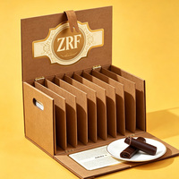Boîte en papier écologique personnalisée pour emballage de chocolat, boîte à chocolat, emballage de barre chocolatée, boîte de présentation en papier