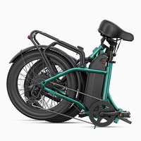 Vélo électrique à pneus larges Naturun 1000W, moteur roue arrière, batterie lithium 48V15AH 20 pouces 4.0, 7 vitesses, suspension, freins à disque pour adultes