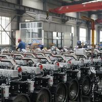 Moteur diesel refroidi par eau spécial 4105ZP pour camion-citerne à ciment, série complète avec pompe et roulement