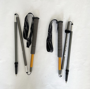 <span class=keywords><strong>Bastones</strong></span> nórdicos plegables ajustables de aluminio personalizados 7075 <span class=keywords><strong>bastones</strong></span> plegables para mochileros senderismo trekking - Product Image 1