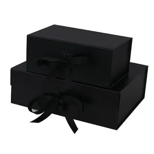 Large Foldable Hard Gift Box With Magnetic Closure Lid Favor Boxes Children's Shoes Storage Box