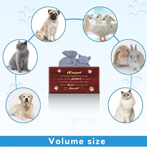 Urnas Personalizadas Ecológicas para Cinzas de Cães Urna de Madeira com Porta-Retrato Urna para Cinzas de Animais de Estimação - Product Image 6