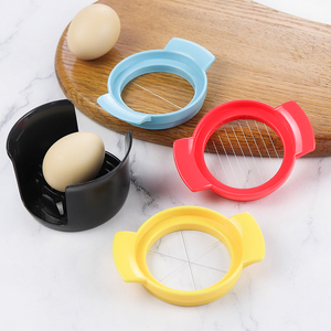 Coupeur d'oeufs 3 en 1 Coupeur d'oeufs en fil d'acier inoxydable 304 pour oeufs durs, fraises, champignons ou jambon - Product Image 1