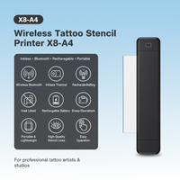 Marklife X8 A4 Printer Termal Portabel Mini Tanpa Tinta untuk Ponsel, Ukuran Kertas Maksimal 210mm, Nirkabel, 1500mAh, 203Dpi