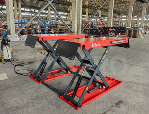 Trihero 하이 퀄리티 4000kg 이동식 유압 가위 자동차 리프트 CE 인증 모바일 1.2M 중간 위치 가위 자동차 리프트 - Product Image 5