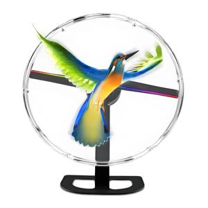 Quảng cáo thương mại 3D Holographic LED hiển thị <span class=keywords><strong>wifi</strong></span> điều khiển trong nhà bằng mắt thường 3D quay máy chiếu DC trong nhà ba chiều - Product Image 1