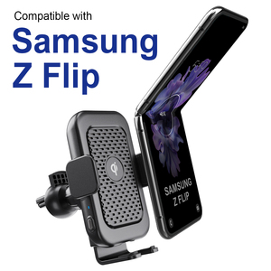 Nuevo Cargador Inalámbrico para Auto con Logotipo Personalizado OEM, Envío Gratuito, <span class=keywords><strong>Carga</strong></span> Rápida Especial para <span class=keywords><strong>Samsung</strong></span> Galaxy Z Flip - Product Image 3