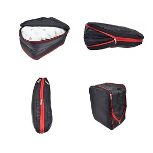 Sacs de voyage compressibles légers 3 pièces, cubes de rangement pour vêtements extensibles à double couche - Product Image 3