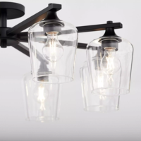 Plafonnier Industriel Vintage E26, Vente en Gros Usine, Luminaire Suspendu Intérieur pour Salon, Chambre, Ferme, Hôtel