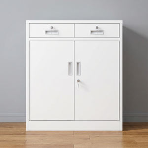 Modern Open-Shelf Iron <b>File</b> <b>Cabinet</b> Adjustable Key Lock Frequent-Access <b>Files</b> Office School Commercial Use - Product Image 3