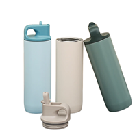 Gobelet isotherme à double paroi en acier inoxydable, garde au froid, portable, à ouverture étroite, pour la salle de sport et les voyages