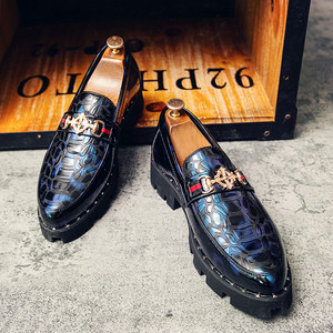 High Quality Slip-on Fashion PU Leather Shoes <strong>Platform</strong> Original <strong>Oxford</strong> and Men's Dress Shoes 2024 - Product Image 4