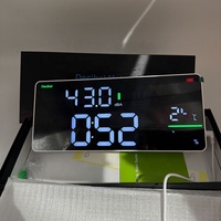 Instrument de mesure du niveau sonore électronique 4-en-1 avec affichage LED rétroéclairé, dispositif de mesure du bruit en décibels, machine électronique