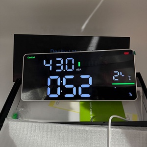 Instrument <span class=keywords><strong>de</strong></span> <span class=keywords><strong>mesure</strong></span> du niveau sonore électronique 4-en-1 avec affichage LED rétroéclairé, dispositif <span class=keywords><strong>de</strong></span> <span class=keywords><strong>mesure</strong></span> du bruit en décibels, machine électronique - Product Image 2