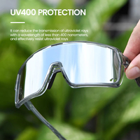 Lunettes de soleil de sport anti-buée avec logo personnalisé du fabricant, verres photochromiques UV400, protection des yeux, pour le cyclisme et la course à pied