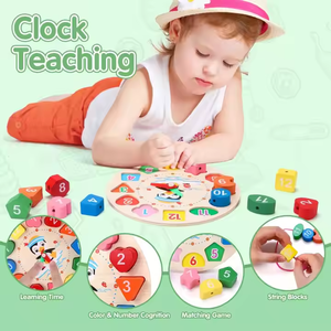 Ahşap eğitim matematik oyuncaklar toptan bebek oyuncakları çocuk eğitim geliştirme için - Product Image 5