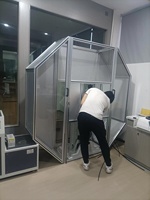 Machine d'essai d'impact à pendule Charpy Zhongchuang JBW-W500B 500J avec tension 220V, moteur 180W, protection IP55, garantie 1 an