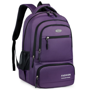Travel New Fashion Unisex <strong>Backpack</strong> Zipper Closure Oxford Polyester Large Capacity for College Students Junior High/High <strong>School</strong> - Product Image 1