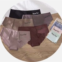Una pieza de ropa interior bragas transpirable hielo ropa interior de seda para las mujeres