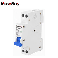 Interruptor Automático Magnetotérmico Monofásico (MCB) PYL1-63 Tipo C 230/400V ~ 50Hz/60Hz, Disyuntor Miniatura 3A 6A 10A 16A 20A 25A 32A 40A 50A 63A