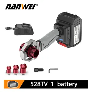 Nanwei 21V 340 Graden Pijp Lassen Machine Lithium Elektrische Waterleiding Draadloze Waterkracht Techniek Plastic Power Tool