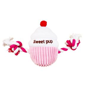 Özel peluş köpek oyuncak kahve fincanı kek çörek tasarım ker ker ile - Product Image 6