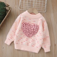 Nouveauté Automne Hiver Ensemble 2 pièces pour filles, jupe bouffante princesse, pull en tricot style coréen, tenue pour bébés filles