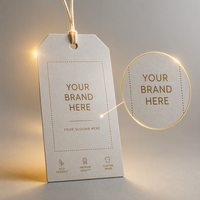 Étiquettes personnalisées en papier pour vêtements, découpées sur mesure, avec logo de marque, code-barres et étiquettes d'entretien pour la mode, vente au détail, vente en gros et fournisseur en vrac