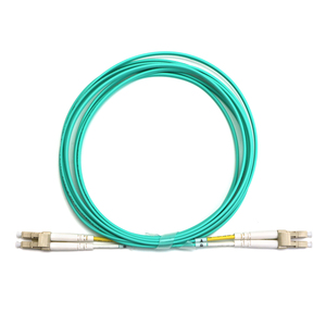 3M 4M 5M LC SC UPC APC OM4 Aqua Multimode Fiber Optic Patch Cord Duplex Simplex 50/125&mu;m for Data Center Use - Product Image 1