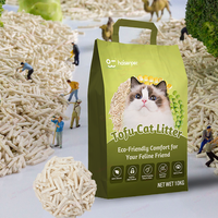 Sampel Gratis Pengiriman Cepat Grosir OEM ODM 100% Alami Berbahan Dasar Tumbuhan Cepat Menggumpal Pengontrol Bau Bebas Debu Sangat Menyerap Pasir Kucing