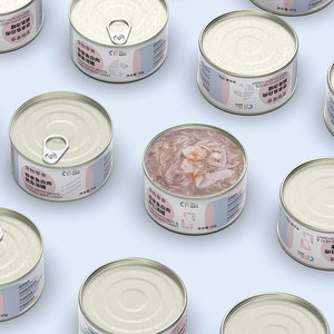 Boîtes de conserve personnalisées en aluminium, 2 pièces, 100ml, 180ml, 300ml, pot métallique pour le <span class=keywords><strong>thon</strong></span>, l'huile de poisson, la nourriture de mer, la nourriture humide pour animaux de compagnie - Product Image 6